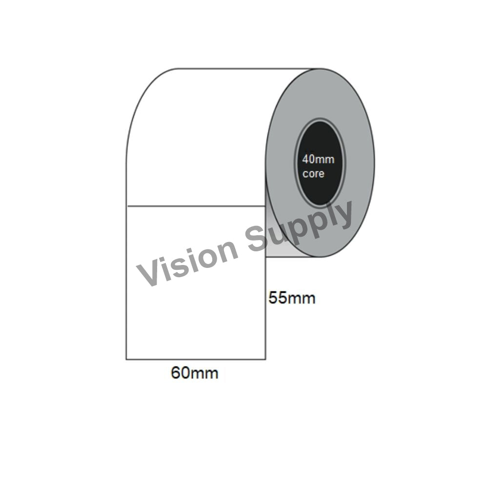 60x55mm Scale label Direct thermal, 850 per roll, 40 core (24 roll/ctn)