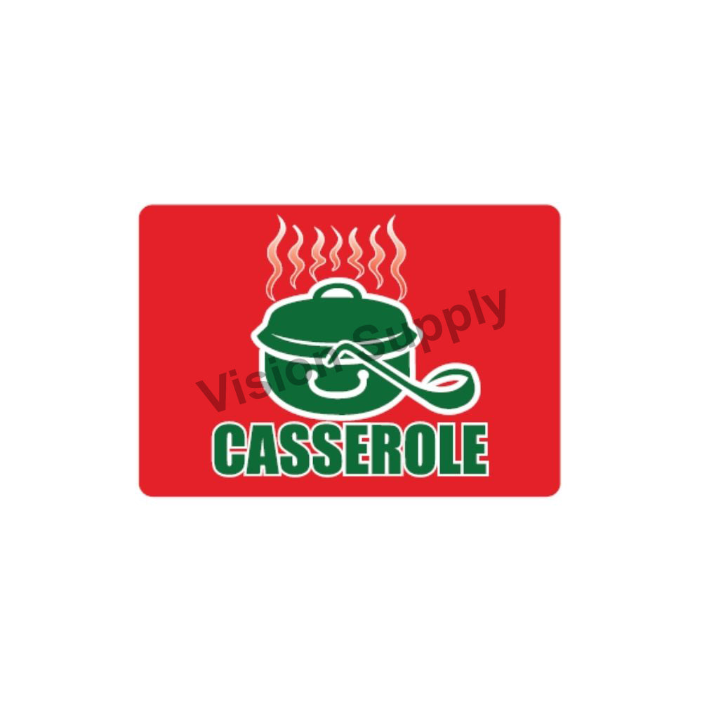 65x45mm Meat label casserole, 500 per roll