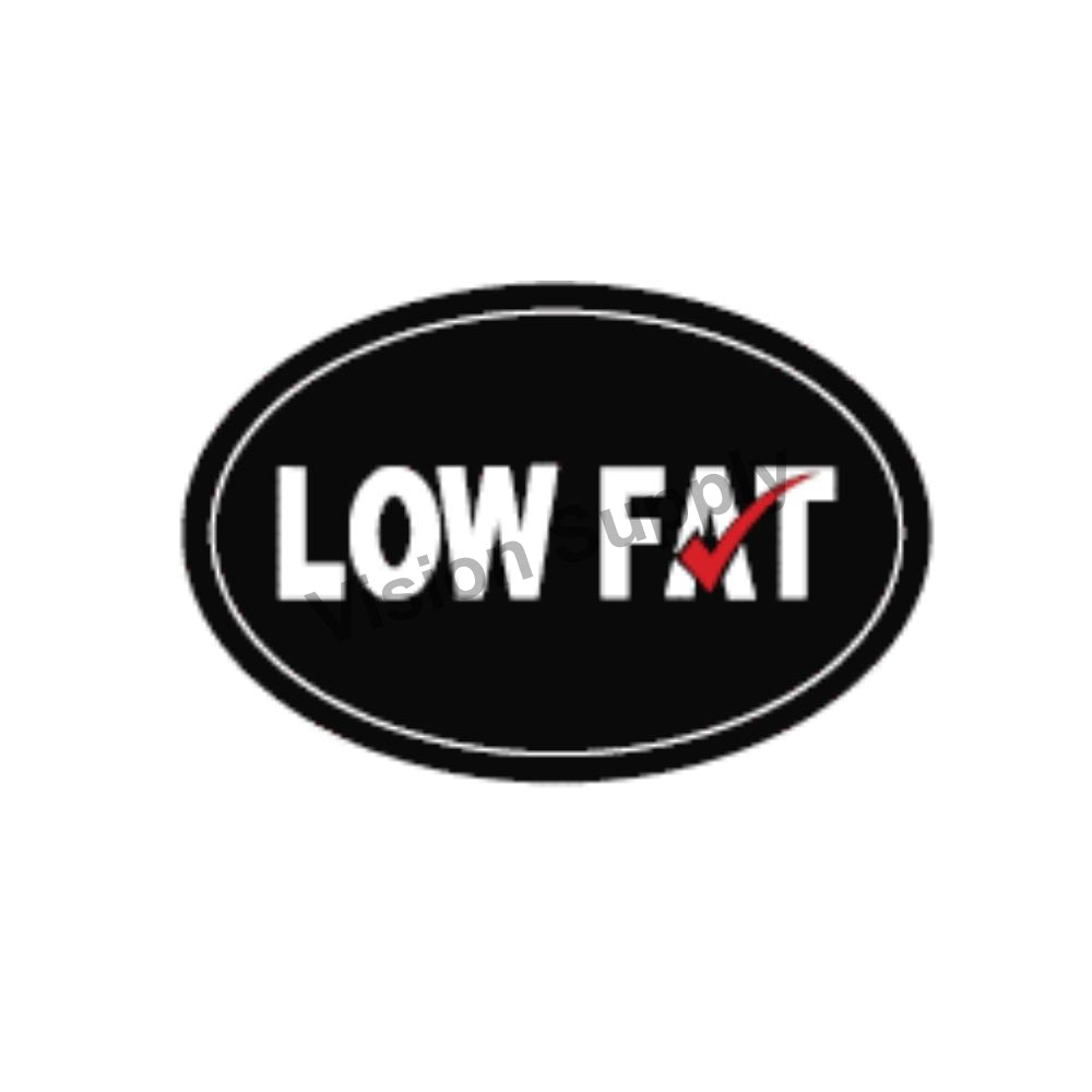 65x40mm Meat label low fat, 500 per roll