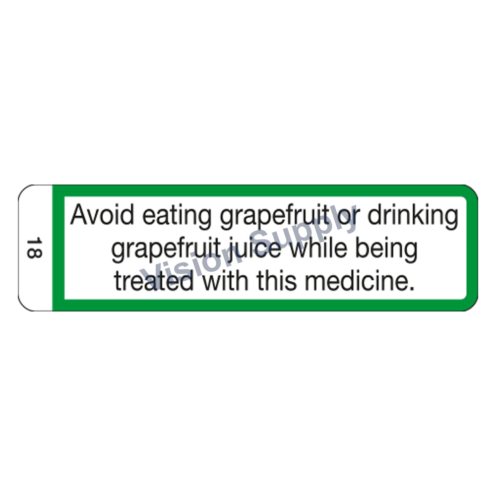 PSA Label No.18 -1000 Labels