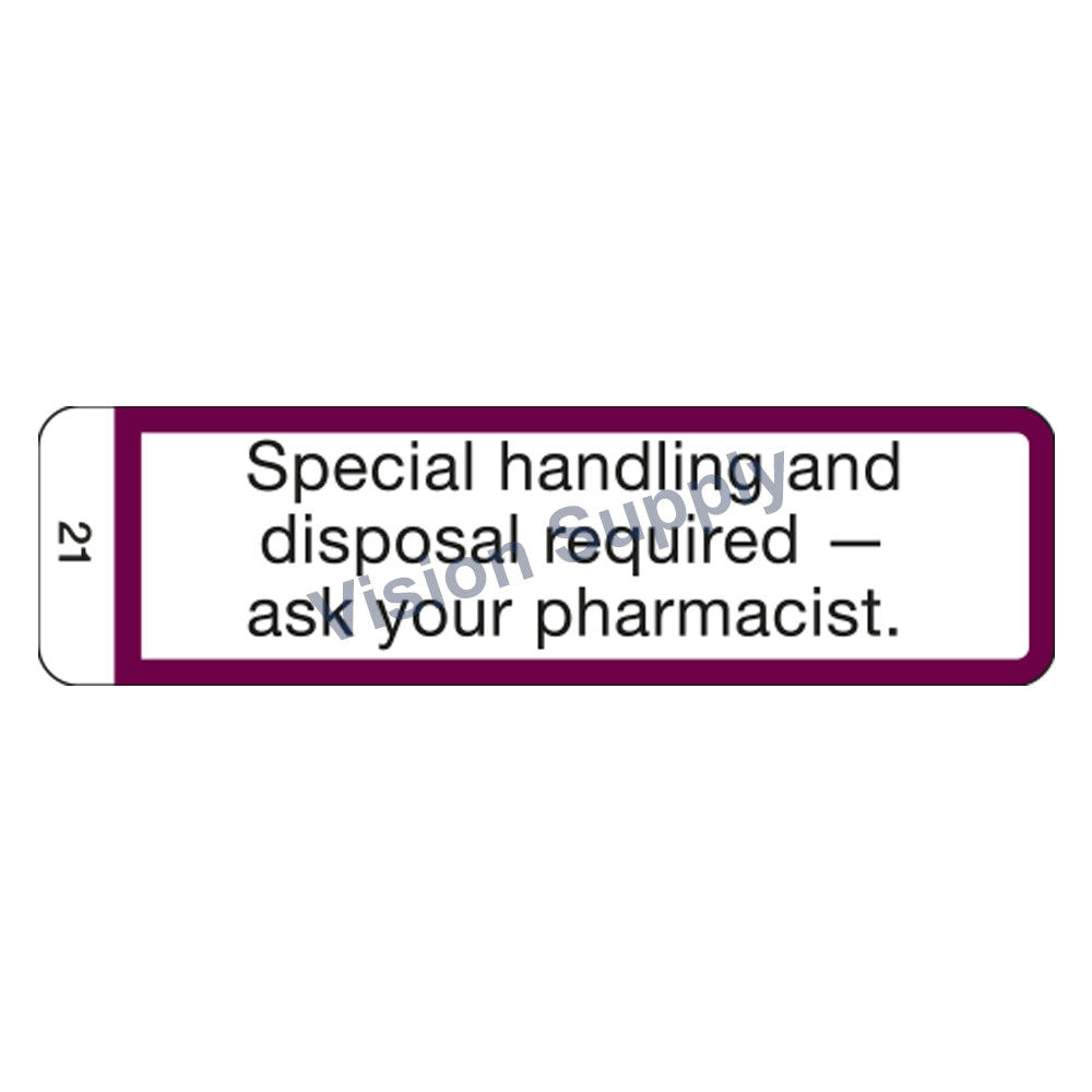 PSA Label No.21-1000 Labels