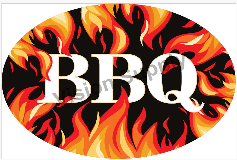 60x40mm Meat label BBQ, 500 per roll, 25 core