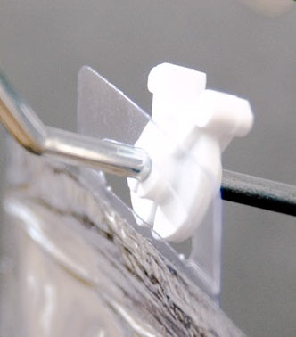 Inventory Control Clip / White / 250Pcs