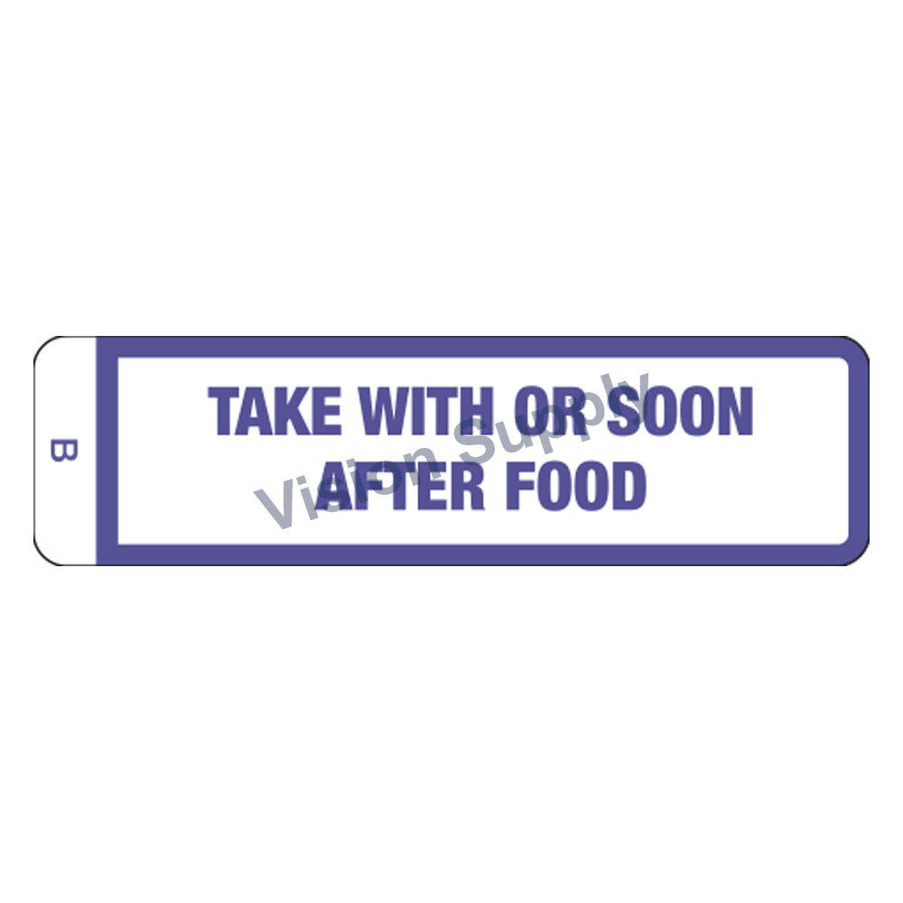 CAL Label B Cautionary Advisory Labels - 1000 Pack — Vision Supply ...