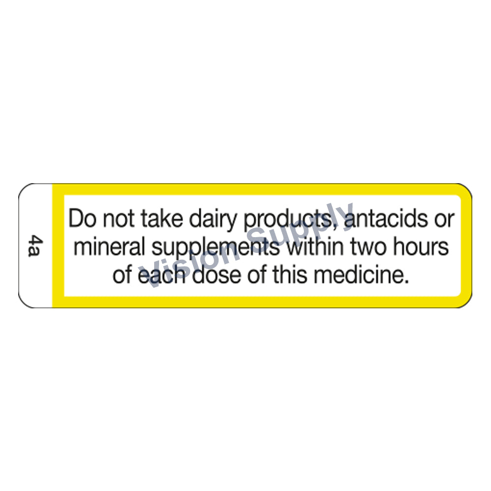 CAL Dispensary Labels 4a - Bulk 1000 Cautionary Labels — Vision Supply ...