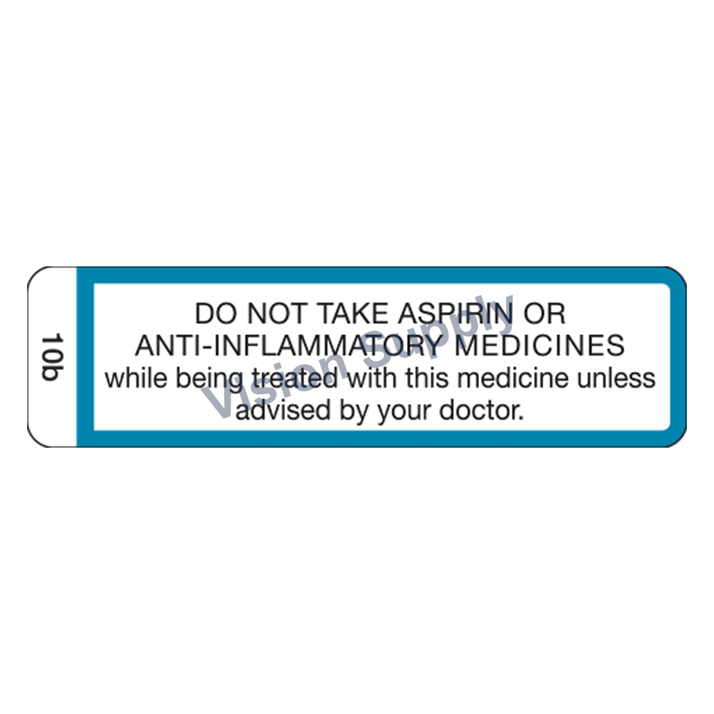 Cal Label 12 CAL Label 10b - 1000 Pharmacy Cautionary Advisory Labels — Vision ...
