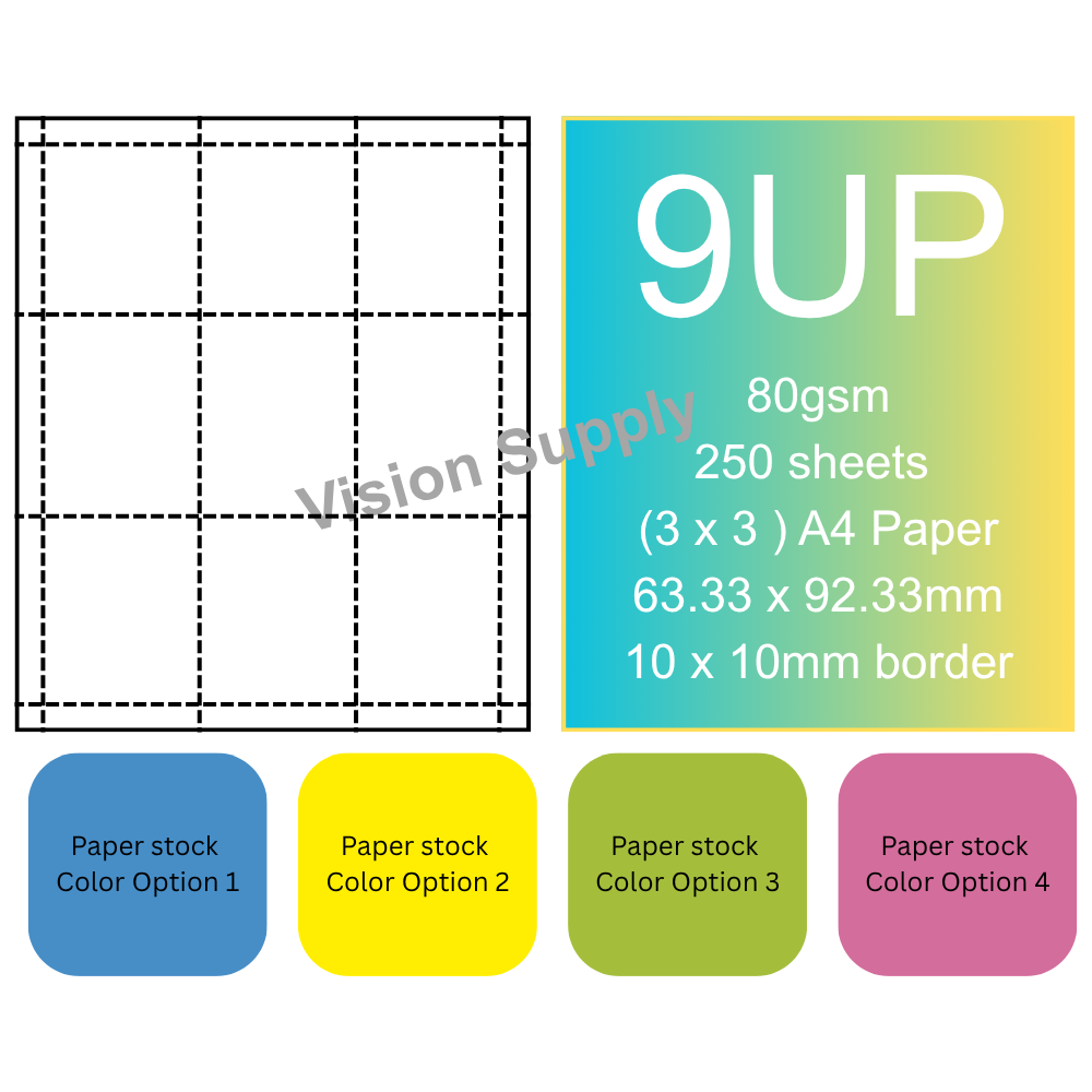 9UP COLOUR Premium Quality