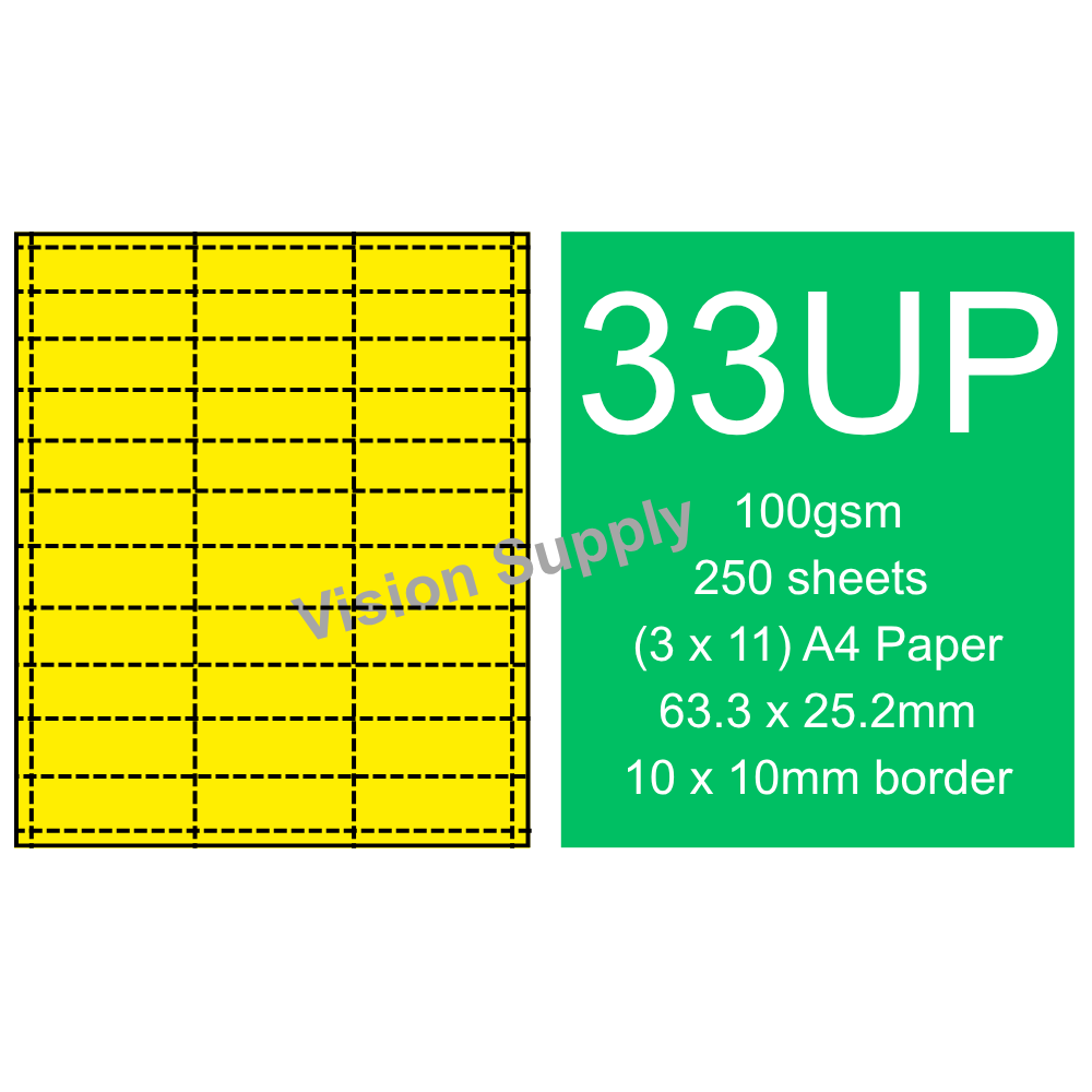 33UP YELLOW Premium Quality