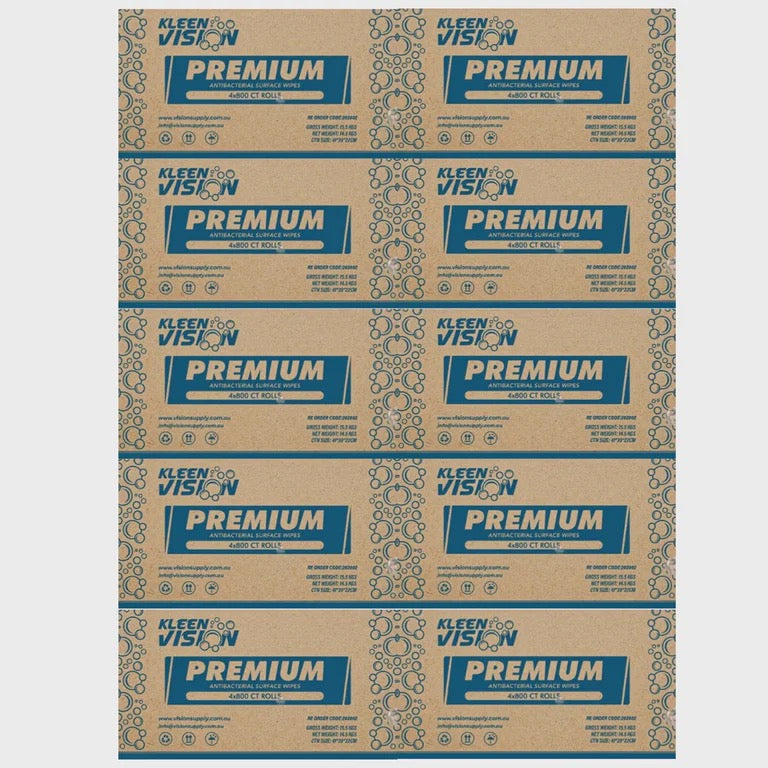 Anti Bacterial Wipes (10 carton 32,000 wipes) Refill