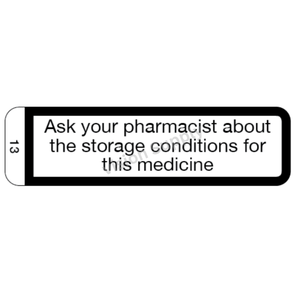 PSA Label No.13 -1000 Labels