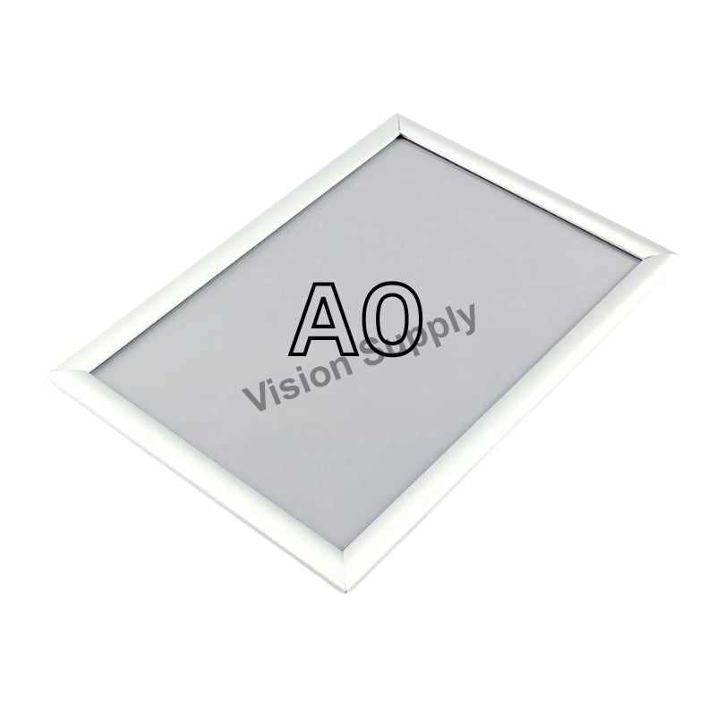 A0, 841x1189mm Snap frame, sign holder - square corners